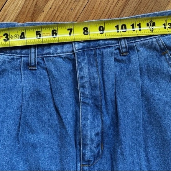 Stylish Blue Denim Midi Skirt - Picture 4 of 5